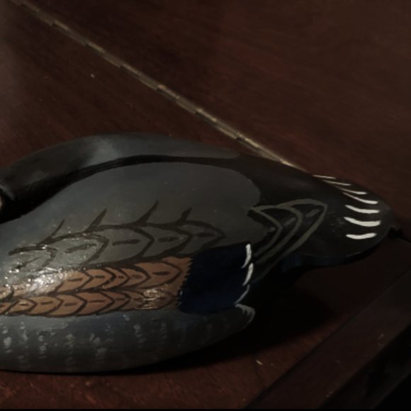 Hand Painted Wooden Duck - Picture 6 of 7